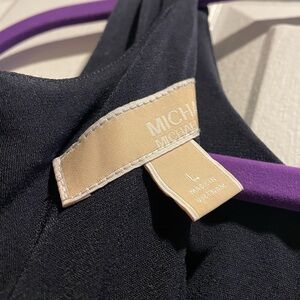 Michael Kors Navy and Gold Dress